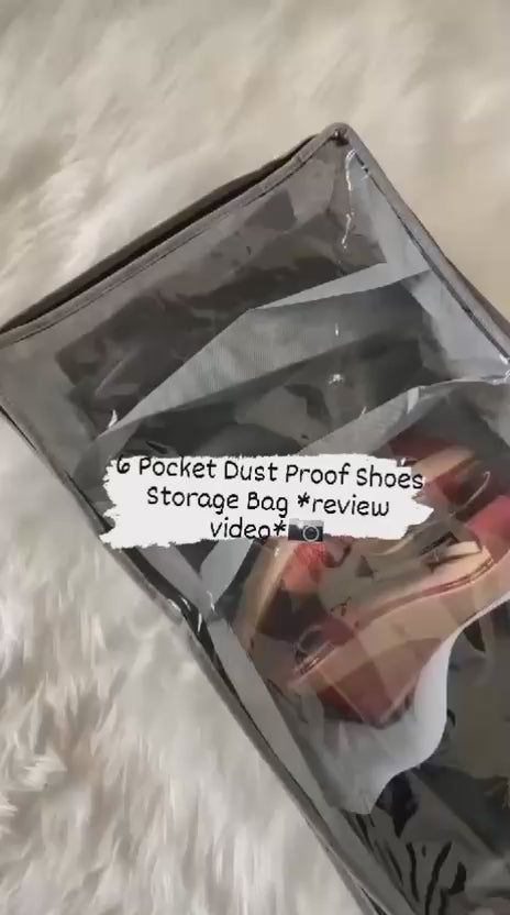 *6 Pocket Dust Proof Shoes Storage Bag* 🛍️
IDEAL FOR STORING SHOES